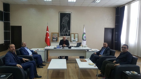 İL EMNİYET MÜDÜRÜ VE BANAZ BELEDİYE BAŞKANININ BORSAMIZI ZİYARETİ